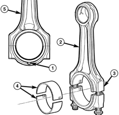 Connecting Rod Nissan RB26 / RB25 Skyline drawing