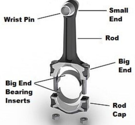 Connecting Rod BMW 1.6L 316 M40B16 / M43B16 HD size drawing