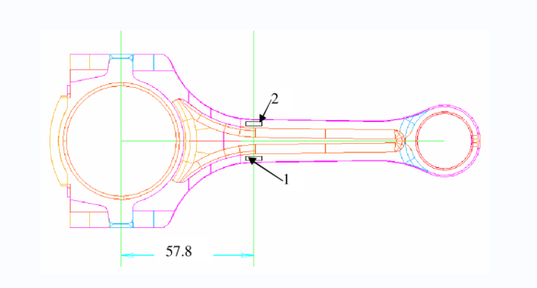 Connecting Rod size drawing