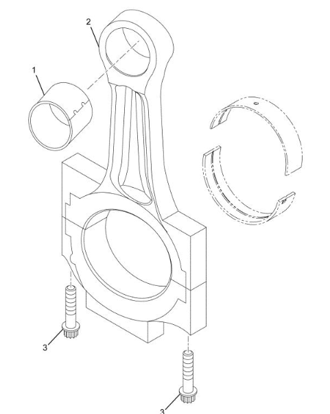 Connecting Rod BMW M70 V12 HD Series drawing