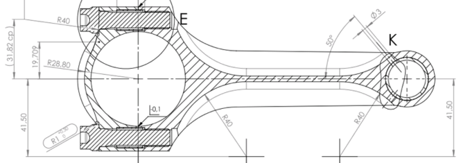Connecting Rod drawing