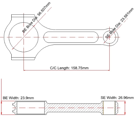 Connecting Rod drawing