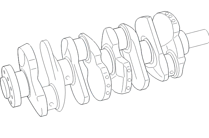 Crankshaft  drawing