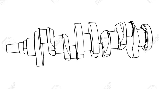 Crankshaft BMW M3 S14B20 Stroker drawing